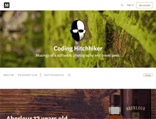 Tablet Screenshot of codinghitchhiker.com